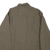 NAUTICA Mens Shirt Brown Check Long Sleeve M