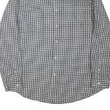 CHAPS Mens Shirt Black Check Long Sleeve L