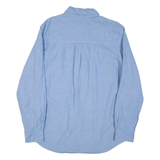 CHAPS Mens Plain Shirt Blue Long Sleeve L