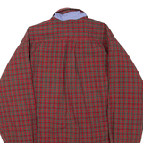 TOMMY HILFIGER Mens Shirt Red Check Long Sleeve M