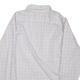NAUTICA Mens Shirt White Check Long Sleeve L