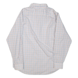 NAUTICA Mens Shirt White Check Long Sleeve L