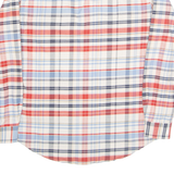 TOMMY HILFIGER New York Fit Mens Shirt Red Check Long Sleeve L