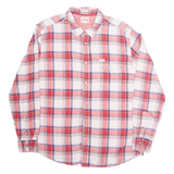 WRANGLER Mens Shirt Red Check Long Sleeve XL