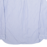 HILFIGER DENIM Mens Shirt Blue Pinstripe Long Sleeve XL