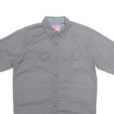 WRANGLER Mens Plain Shirt Grey S