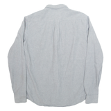 DIESEL Denim Look Mens Plain Shirt Grey Long Sleeve L