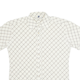 BEN SHERMAN Mens Shirt Cream Diamond M