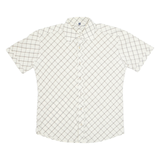 BEN SHERMAN Mens Shirt Cream Diamond M