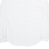 TOMMY HILFIGER Fitted Mens Shirt Blue Check Long Sleeve M