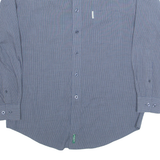 TOMMY HILFIGER Fitted Mens Shirt White Pinstripe Long Sleeve 2XL