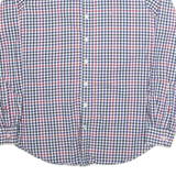 BEN SHERMAN Mens Shirt Blue Check Long Sleeve M