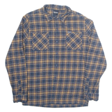 BARBOUR Mens Shirt Blue Check Long Sleeve XS