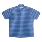 BEN SHERMAN Mens Shirt Blue Check M