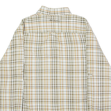 COLUMBIA Mens Shirt Grey Plaid Long Sleeve S