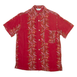 ORIGINALS Mens Hawaiian Shirt Red Floral M