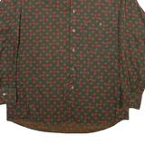 REIPER Mens Shirt Green Floral Long Sleeve S