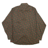 REIPER Mens Shirt Green Floral Long Sleeve S