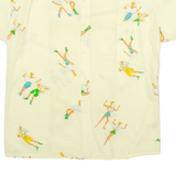 FERANNEER FOLLER AVENTURE Mens Shirt Yellow Crazy Pattern M