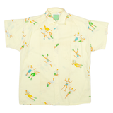 FERANNEER FOLLER AVENTURE Mens Shirt Yellow Crazy Pattern M