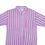REAL BOOKS Mens Shirt Purple Striped S