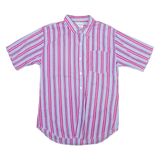 REAL BOOKS Mens Shirt Purple Striped S