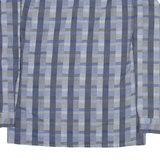 MORGAN Mens Shirt Grey Check Long Sleeve M