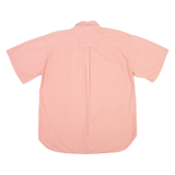 AUTHENTIC FABRIC Mens Plain Shirt Pink L