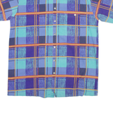 Mens Shirt Blue Check L