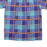 Mens Shirt Blue Check L