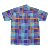 Mens Shirt Blue Check L
