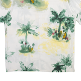 S.M.O.G Mens Shirt White Floral L