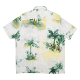 S.M.O.G Mens Shirt White Floral L