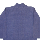 Mens Plain Shirt Blue Long Sleeve M