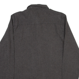 PEP & CO Mens Shirt Grey Check Long Sleeve S