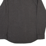 PEP & CO Mens Shirt Grey Check Long Sleeve S