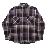 RUBY Mens Shirt Black Check Long Sleeve XS