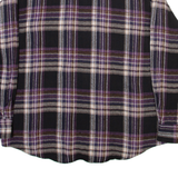 RUBY Mens Shirt Black Check Long Sleeve XS