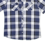 YES NO Mens Shirt Blue Check M