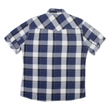 YES NO Mens Shirt Blue Check M