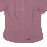 JACK WOLFSKIN Womens Shirt Red Check S