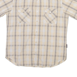 TED BAKER Mens Shirt Beige Check M