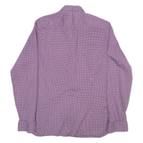 TED BAKER Mens Shirt Purple Spotted Long Sleeve M