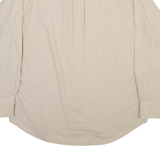 BEN SHERMAN Mens Plain Shirt Beige Long Sleeve L