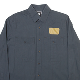 G-STAR RAW Mens Plain Shirt Grey Long Sleeve M