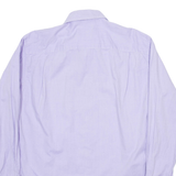 NAUTICA Mens Plain Shirt Purple Long Sleeve L