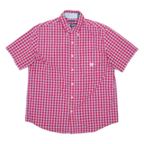CHAPS Mens Shirt Red Check L