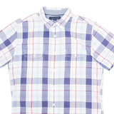 TOMMY HILFIGER Mens Shirt Grey Check L