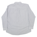 TOMMY HILFIGER Mens Shirt Black Striped Long Sleeve XL