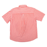 CHAPS Mens Shirt Red Striped L